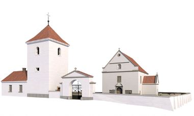 Výstava projektu obnova kostela sv. Václava v Poslanecké sněmovně Parlamentu České republiky